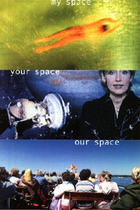 ehemalige Homepage des Kunstvereins Schwäbisch Hall zur Installation MY SPACE YOUR SPACE OUR SPACE, 2001